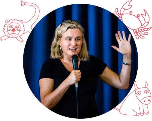 Big Stage Teaching Book Leslie McGuirk for your next corporate event